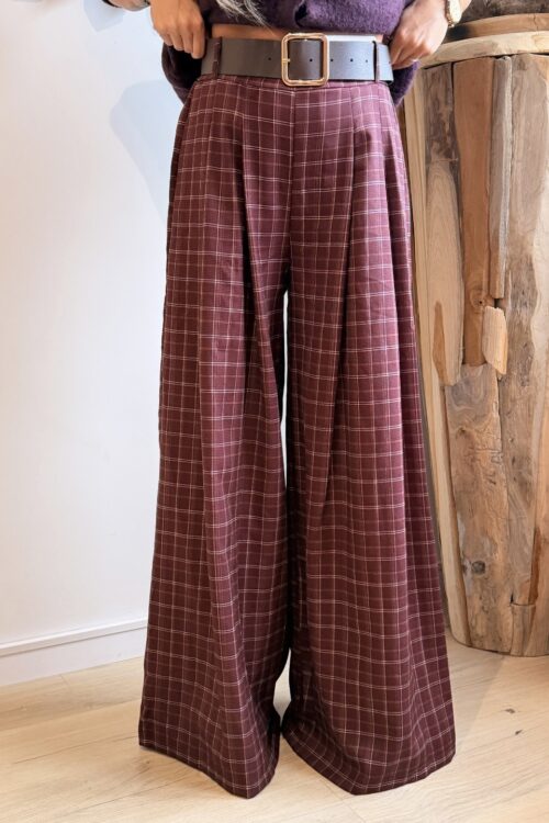 Pantalon « HARMONY » – Bordeaux
