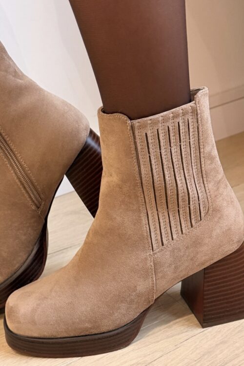 Bottines « CARMEN » BEIGE