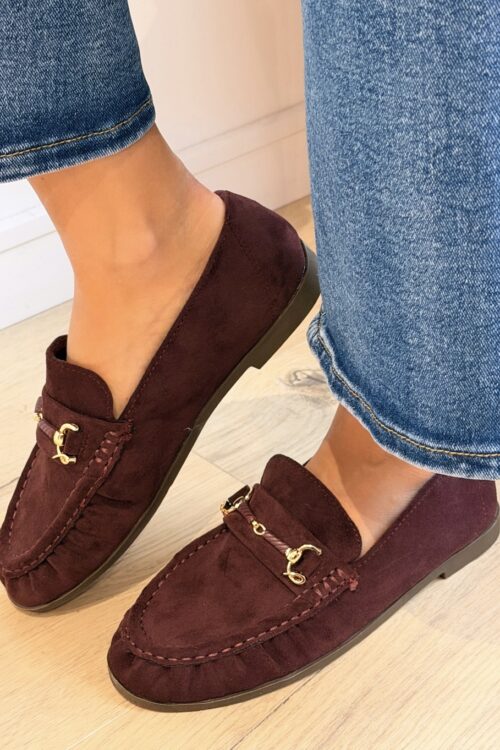 Mocassins « GIULIA » bordeaux